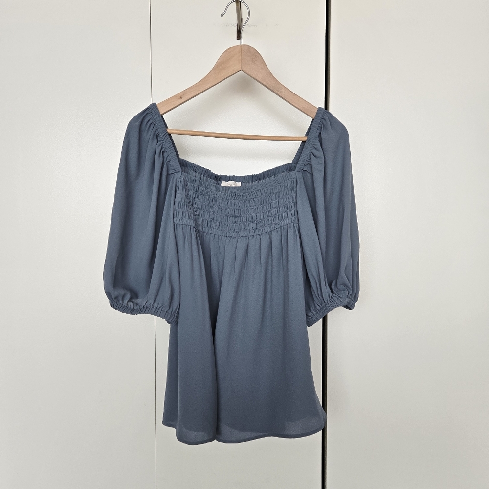 LOFT Light Blue Blouse